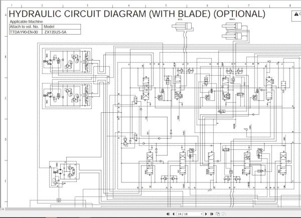 Hitachi Hydraulic Excavator ZX135US 5A Technical Manual 1