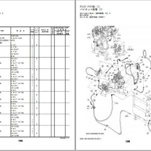 Hitachi Hydraulic Excavator ZX135US 7 Parts Catalog EN JP 1