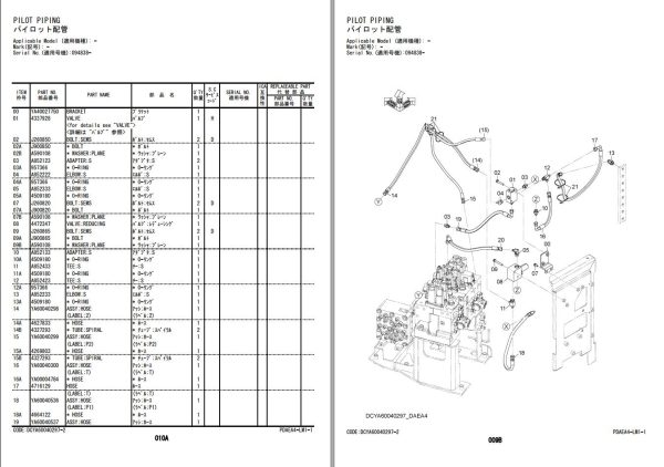 Hitachi Hydraulic Excavator ZX135USMH 5B Parts Catalog EN JP 1
