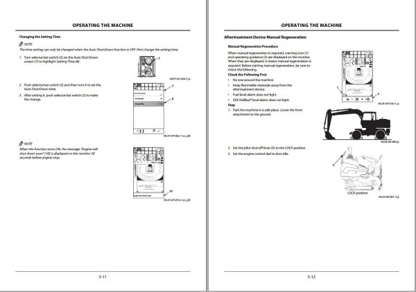 Hitachi Hydraulic Excavator ZX135W 7 Operators Manual ENMLAF EN2 1 1