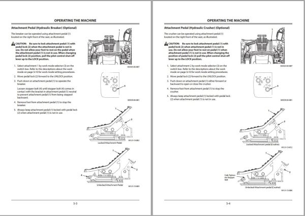 Hitachi Hydraulic Excavator ZX138MF 5G Operators Manual ENMDAZ ID1 2 1