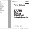 Hitachi Hydraulic Excavator ZX138MF 5G Parts Catalog EN JP