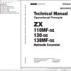 Hitachi Hydraulic Excavator ZX138MF 5G Technical Manual