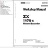 Hitachi Hydraulic Excavator ZX140W 6 Workshop Manual WLAB50 EN 01