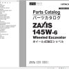 Hitachi Hydraulic Excavator ZX145W 6 Parts Catalog EN JP