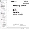 Hitachi Hydraulic Excavator ZX145W 6 Workshop Manual WLAC50 EN 01