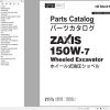 Hitachi Hydraulic Excavator ZX150W 7 Parts Catalog EN JP