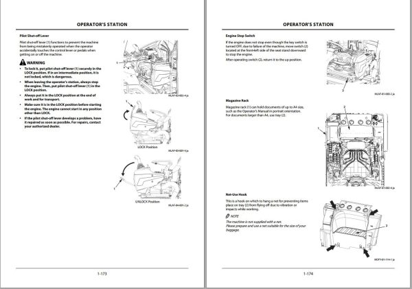 Hitachi Hydraulic Excavator ZX155W 7 Operators Manual ENMLAF EN2 1 1