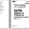 Hitachi Hydraulic Excavator ZX160LC 5A Parts Catalog EN JP