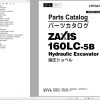 Hitachi Hydraulic Excavator ZX160LC 5B Parts Catalog EN JP