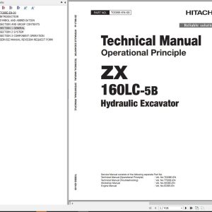 Hitachi Hydraulic Excavator ZX160LC 5B Technical Manual