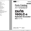 Hitachi Hydraulic Excavator ZX160LC 6 Parts Catalog EN JP