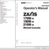 Hitachi Hydraulic Excavator ZX170W 5A Operators Manual ENMLBJ CN1 3