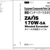 Hitachi Hydraulic Excavator ZX170W 5A Parts Catalog EN JP