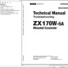 Hitachi Hydraulic Excavator ZX170W 5A Technical Manual