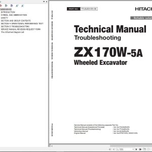 Hitachi Hydraulic Excavator ZX170W 5A Technical Manual