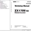 Hitachi Hydraulic Excavator ZX170W 5A Workshop Manual