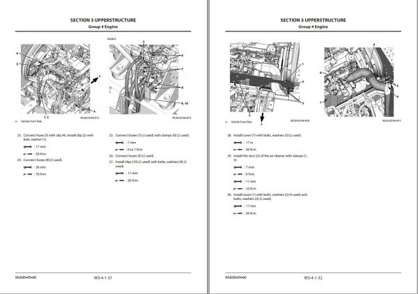 Hitachi Hydraulic Excavator ZX170W 5A Workshop Manual 1