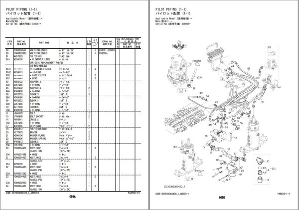 Hitachi Hydraulic Excavator ZX17U 6 ZX19U 6 Parts Catalog EN JP 1