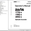 Hitachi Hydraulic Excavator ZX17U 6 ZX19U 6 ZX26U 6 Operators Manual