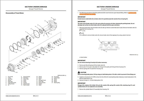 Hitachi Hydraulic Excavator ZX19 6 Workshop Manual WABL50 EN 00 1