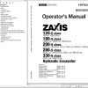 Hitachi Hydraulic Excavator ZX190LC 5B ZX190LCN 5B Operators Manual