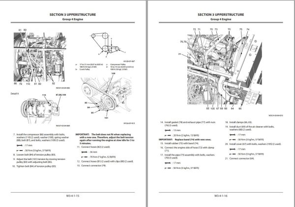 Hitachi Hydraulic Excavator ZX190LC 5B ZX190LCN 5B Workshop Manual 1