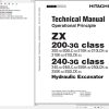 Hitachi Hydraulic Excavator ZX200 3G ZX240 3G Class Technical Manual TOBWD E 00