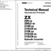 Hitachi Hydraulic Excavator ZX200 5A ZX200LC 5A Technical Manual