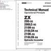 Hitachi Hydraulic Excavator ZX200 5G ZX200LC 5G Technical Manual