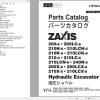 Hitachi Hydraulic Excavator ZX200 6 ZX200LC 6 Parts Catalog EN JP