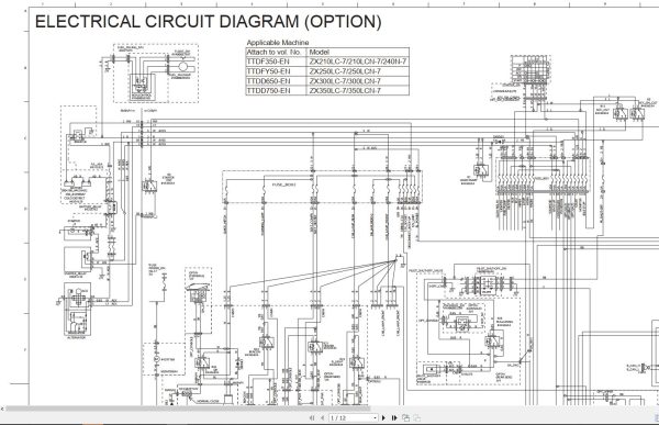 Hitachi Hydraulic Excavator ZX200 7 ZX210LC 7 Technical Manual 1