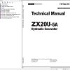 Hitachi Hydraulic Excavator ZX20U 5A Technical Manual TACD90 EN 00