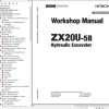 Hitachi Hydraulic Excavator ZX20U 5B Workshop Manual