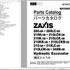 Hitachi Hydraulic Excavator ZX210 5B ZX210LC 5B Parts Catalog EN JP