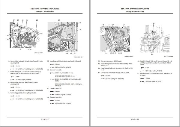 Hitachi Hydraulic Excavator ZX210 5B ZX210LC 5B Workshop Manual 1