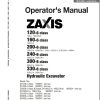Hitachi Hydraulic Excavator ZX210 6 ZX210LC 6 ZX210LCN 6 ZX240N 6 Operators Manual
