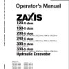 Hitachi Hydraulic Excavator ZX210H 5A ZX210LCH 5A ZX210K 5A ZX210LCK 5A Operators Manual