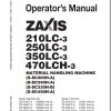 Hitachi Hydraulic Excavator ZX210LC 3 ZX250LC 3 ZX350LC 3 ZX470LCH 3 Operators Manual 1
