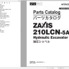 Hitachi Hydraulic Excavator ZX210LCH 5A ZX210LCN 5 Parts Catalog EN JP