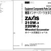 Hitachi Hydraulic Excavator ZX210W 3 Parts Catalog EN JP
