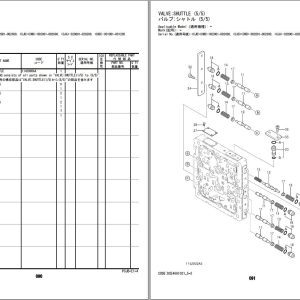 Hitachi Hydraulic Excavator ZX210W 3 Parts Catalog EN JP 1