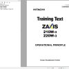 Hitachi Hydraulic Excavator ZX210W 3 Technical Manual
