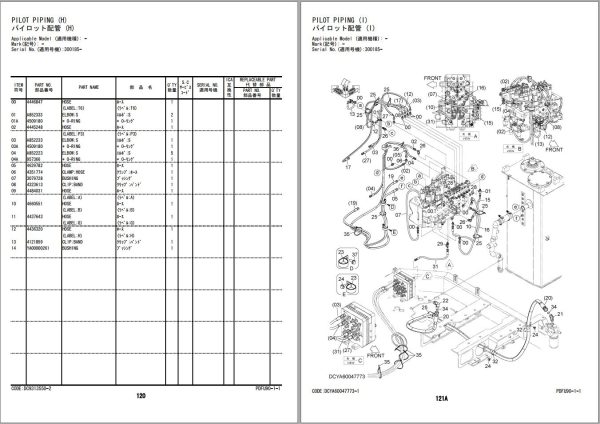 Hitachi Hydraulic Excavator ZX225US 5A ZX225USLC 5A Parts Catalog EN JP 1