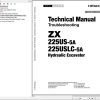 Hitachi Hydraulic Excavator ZX225US 5A ZX225USLC 5A Technical Manual