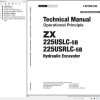 Hitachi Hydraulic Excavator ZX225USLC 5B ZX225USRLC 5B Technical Manual