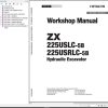 Hitachi Hydraulic Excavator ZX225USLC 5B ZX225USRLC 5B Workshop Manual