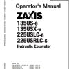 Hitachi Hydraulic Excavator ZX225USLC 6 ZX225USRLC 6 Operators Manual ENMDAT EN1 6