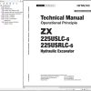 Hitachi Hydraulic Excavator ZX225USLC 6 ZX225USRLC 6 Technical Manual