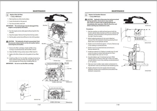 Hitachi Hydraulic Excavator ZX240 5A ZX240LC 5A Operators Manual ENMDAK 2 6 1